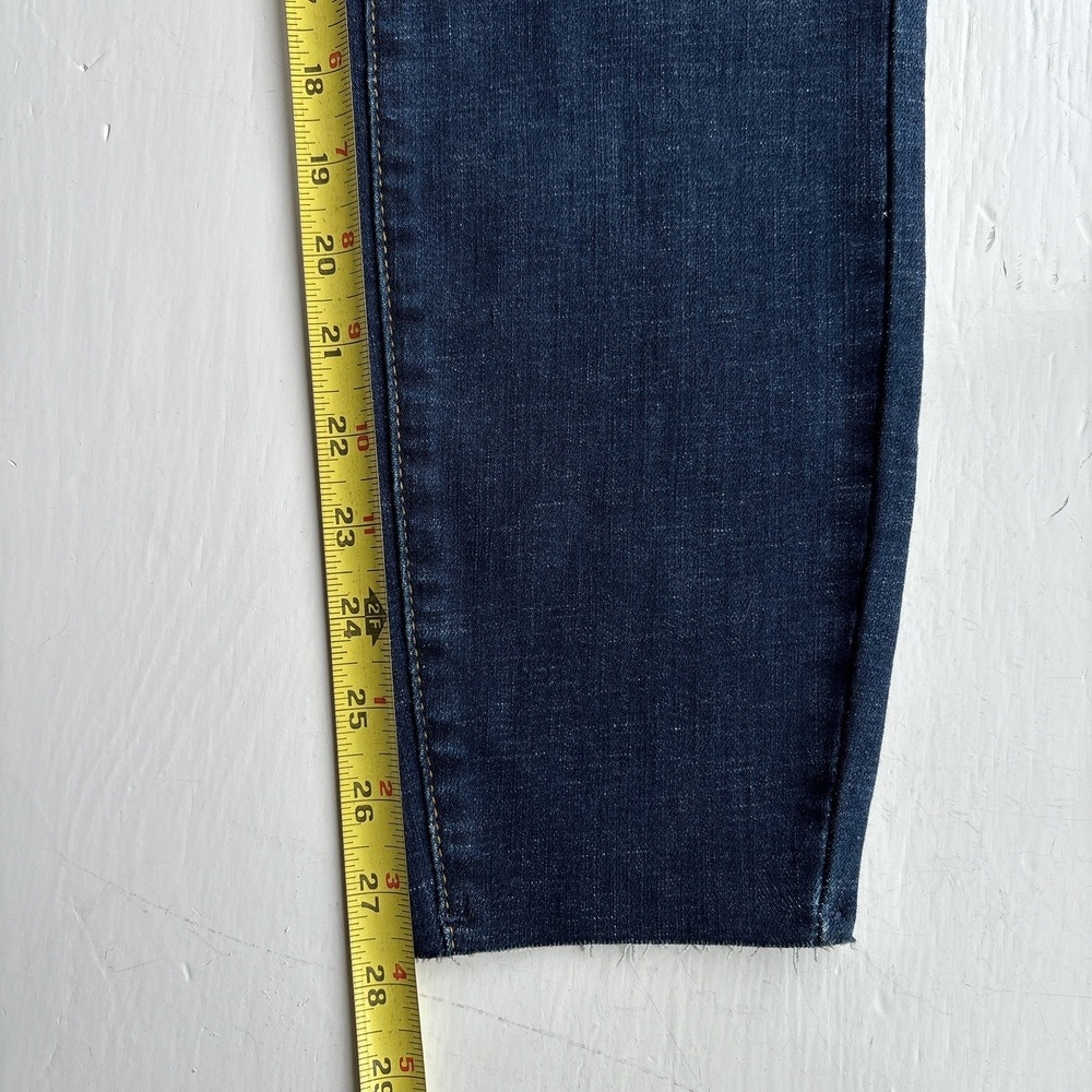 Judy Blue Womens Jeans 11/30 Dark Wash Blue High Rise Skinny Fit‎ Raw Hem NWT - Picture 15 of 15
